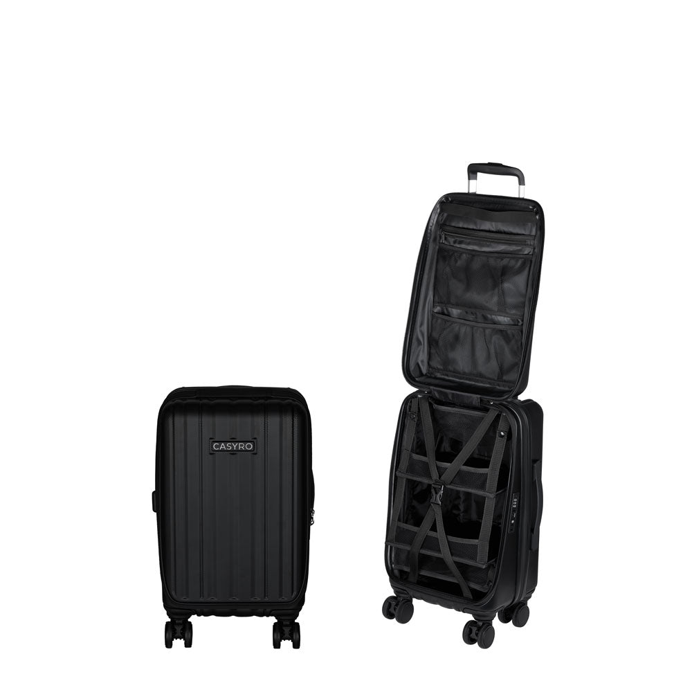 CASYRO Stand-Up Koffer 2.0 S Schwarz
